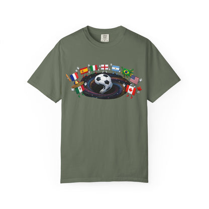2026 World Soccer Vintage Tee — International Flag Fan T-shirt