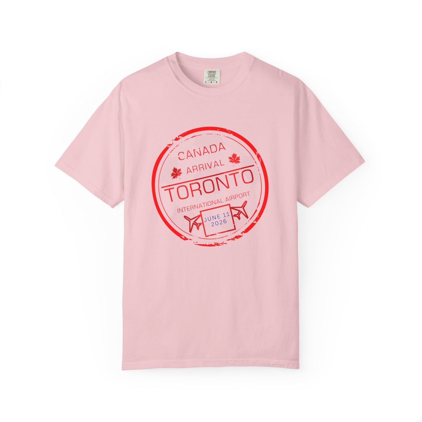 Toronto Soccer Arrival Passport Stamp T-Shirt — July 11, 2026
