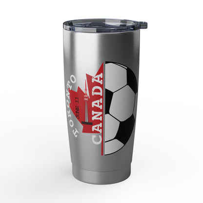 Toronto Soccer 20oz Stainless Steel Tumbler