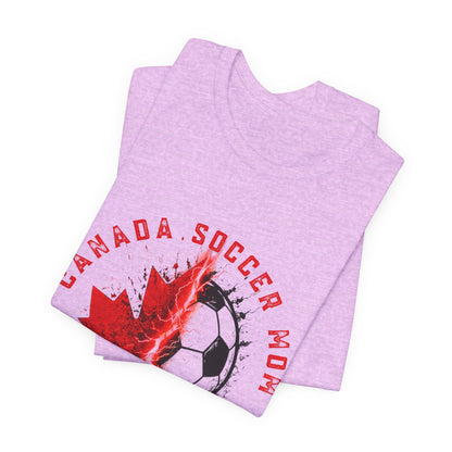 A Gift for her: Canada Soccer Mom Maple Leaf Tee | Soccer Mom T-Shirt