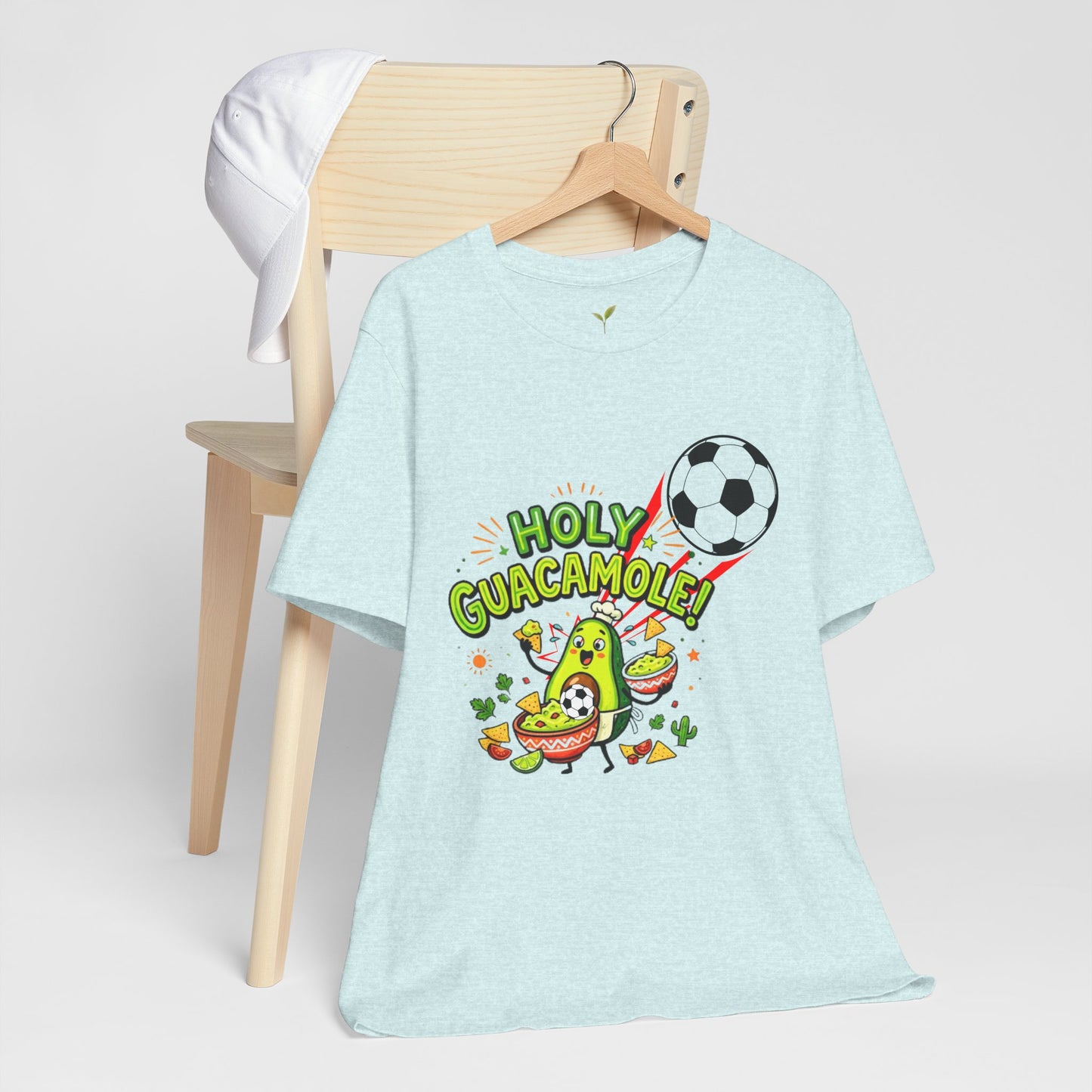 Holy Guacamole Soccer T-Shirt — Funny Avocado Football Fan Tee