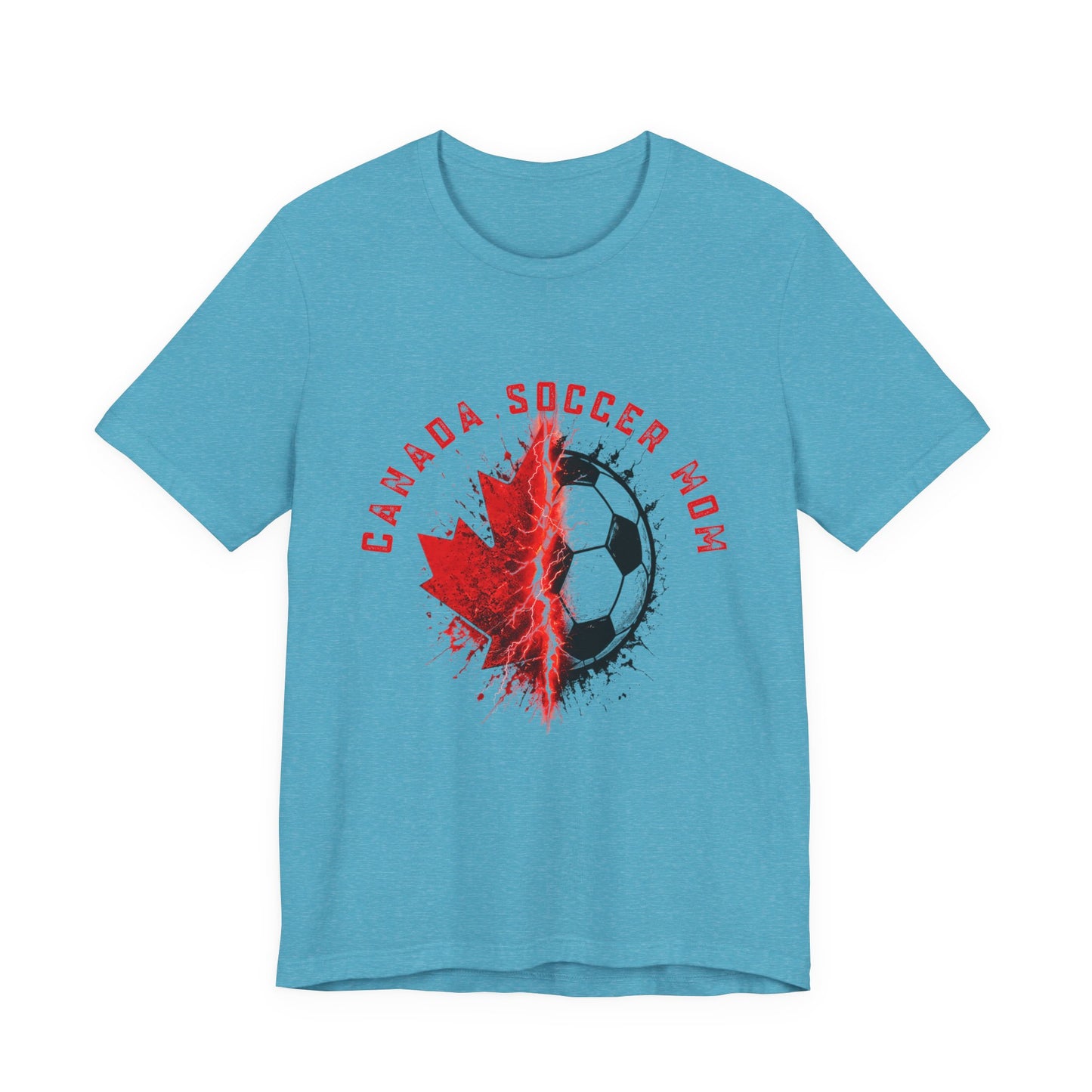 A Gift for her: Canada Soccer Mom Maple Leaf Tee | Soccer Mom T-Shirt