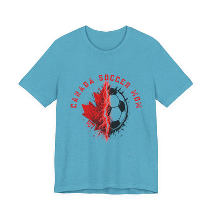 A Gift for her: Canada Soccer Mom Maple Leaf Tee | Soccer Mom T-Shirt