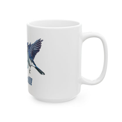 Mug - Canada-Themed Go Jays Go - 11oz or 15oz Ceramic Mug for Winter | Gift for Canadians