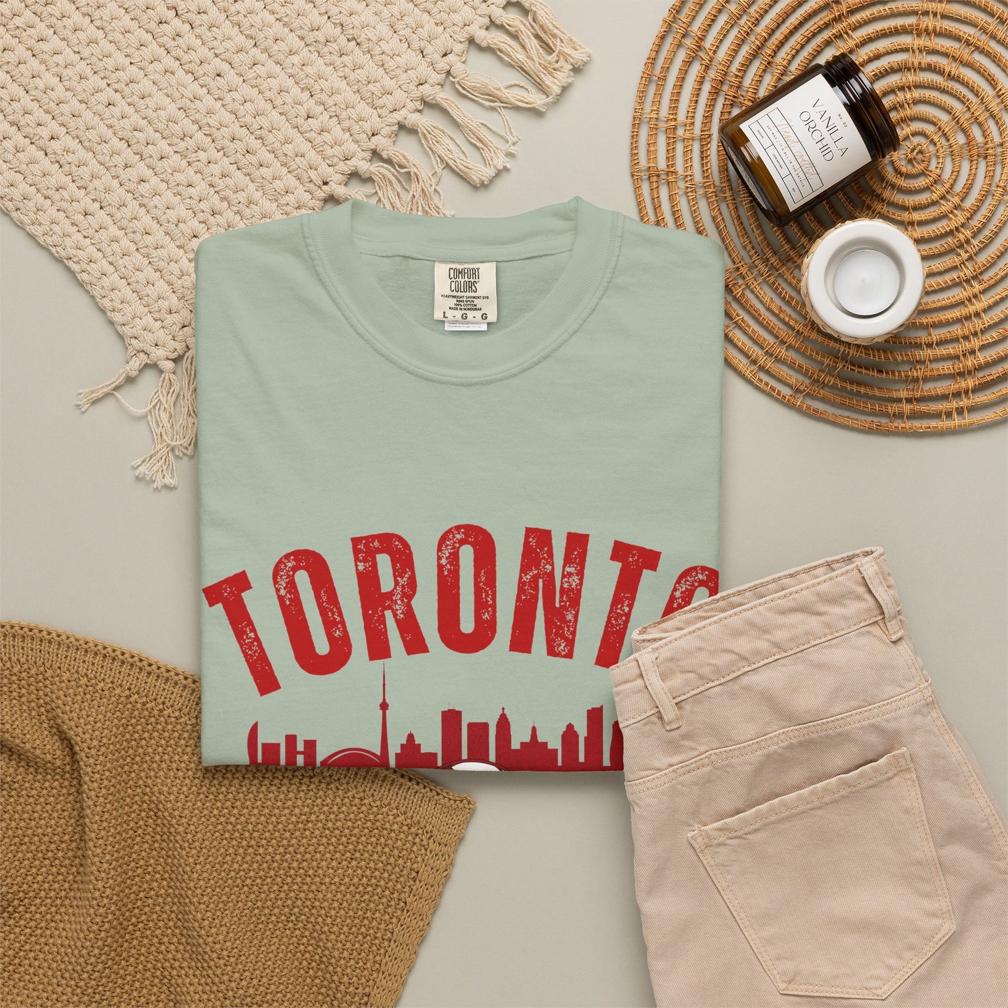 Toronto Soccer Fan Club Retro Skyline T-Shirt — 2026 Comfort Colors Tee
