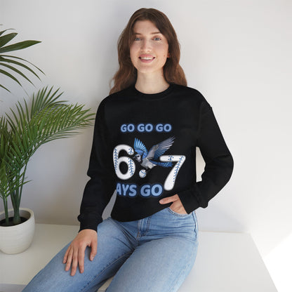 Go Jays Go! Baseball Fan Crewneck Sweatshirt