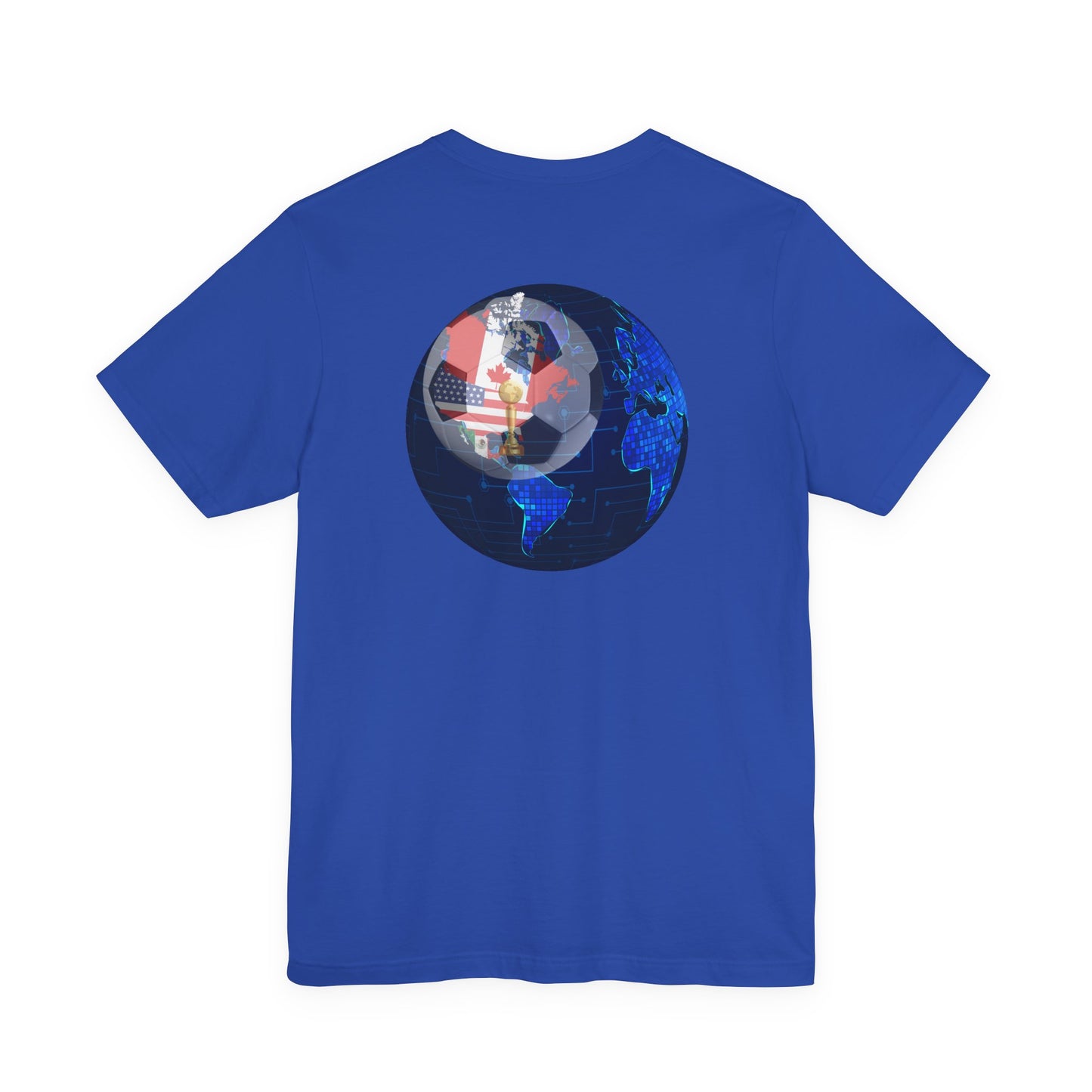 2026 North America Soccer Fan Tee — Canada USA Mexico Flag Crewneck