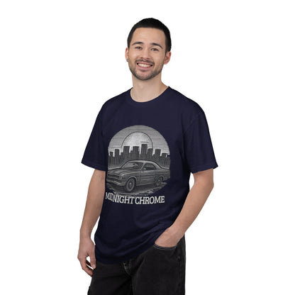 Midnight Chrome Classic Coupe Vintage Car T-Shirt