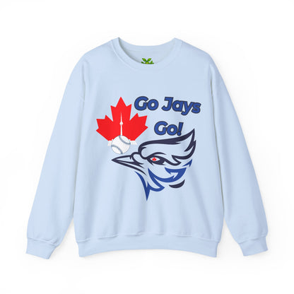 Go Jays Go Canada Crewneck Sweatshirt — Cozy Canadian Winter Gift