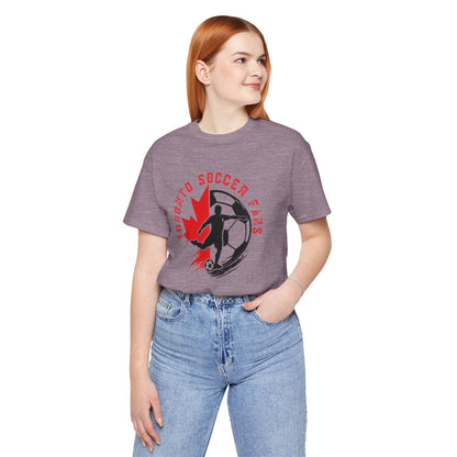 Toronto Soccer Canada Maple Leaf Football Tee | Toronto FC Fan Shirt