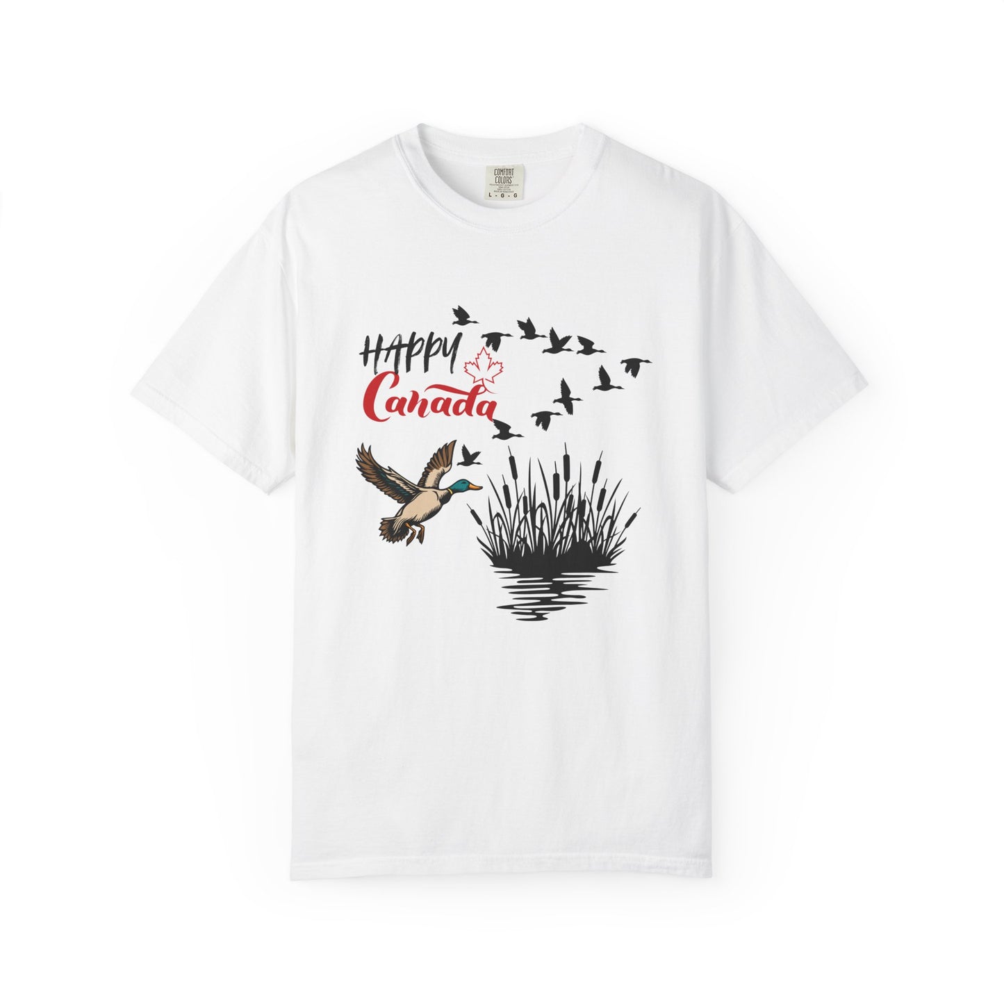Canada Day Flying Geese T-Shirt — Wildlife Nature Celebration Tee