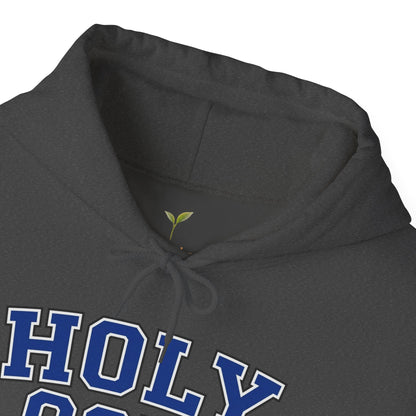Holy Cow Collegiate Hoodie — Retro Mascot Letterman Style