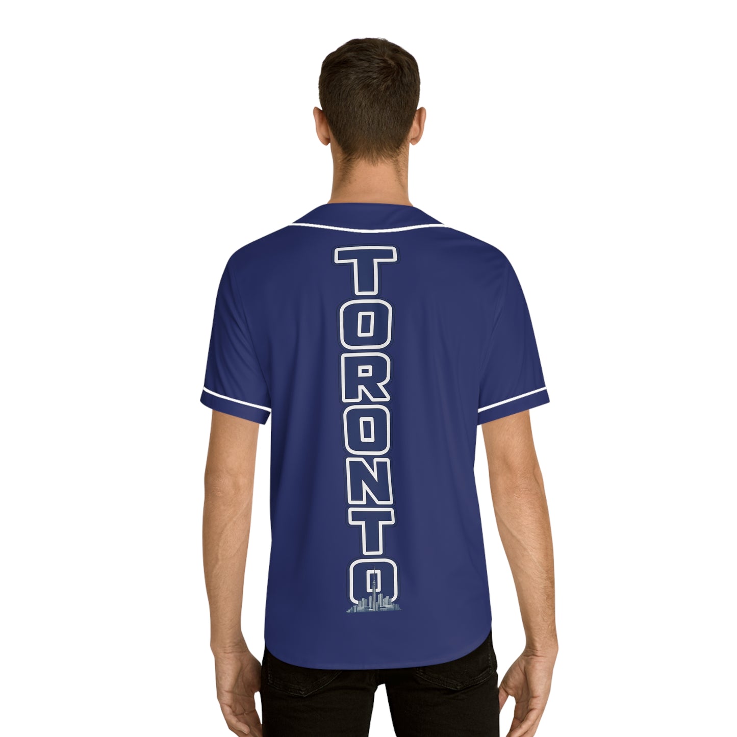 Toronto Skyline Baseball Jersey — Men’s Toronto City Baseball Shirt