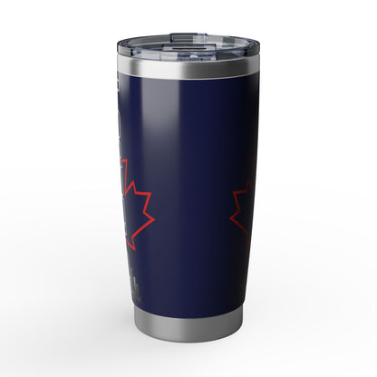 Toronto Pride Maple Line Art 20oz Tumbler — Navy Travel Mug