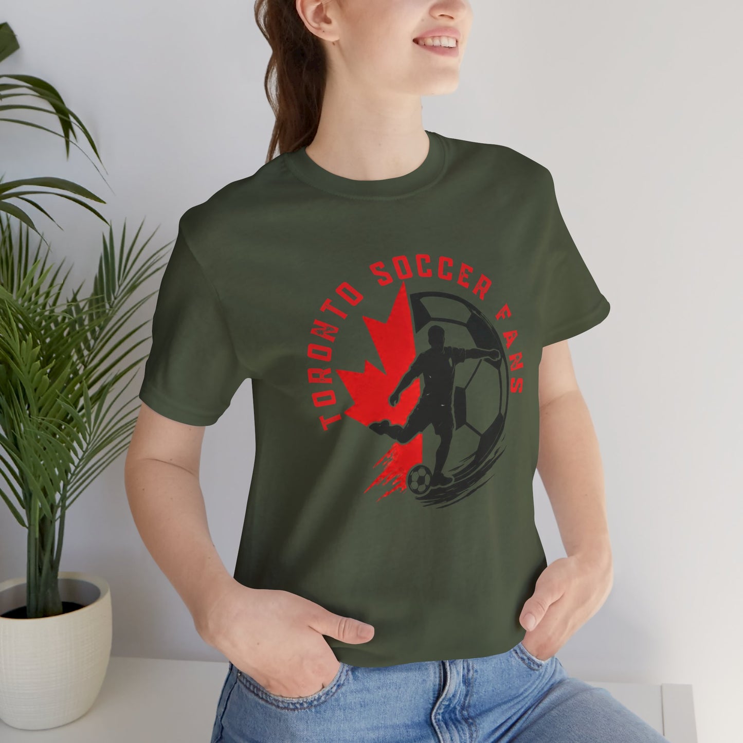 Toronto Soccer Canada Maple Leaf Football Tee | Toronto FC Fan Shirt