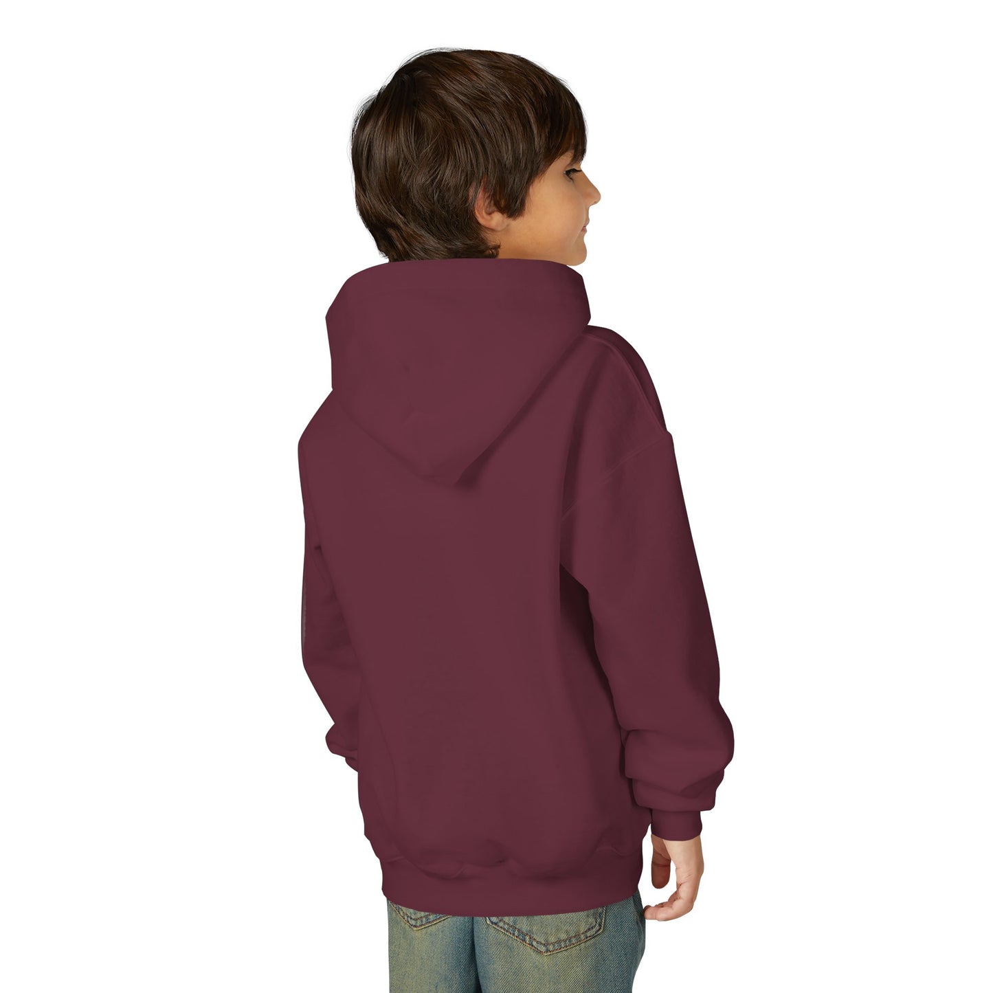Kids "Back Again" School Backpack Hoodie — Youth Back-to-School Sweatshirt