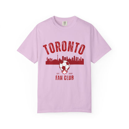 Toronto Soccer Fan Club Retro Skyline T-Shirt — 2026 Comfort Colors Tee