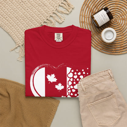 Canada Day Maple Leaf T-shirt — Patriotic July 1st Celebration Tee