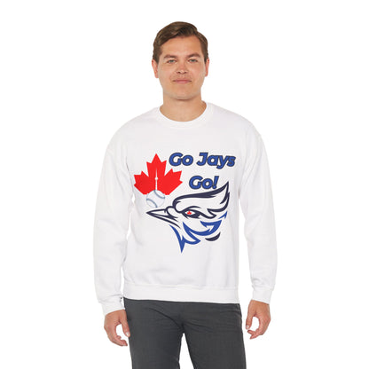 Go Jays Go Canada Crewneck Sweatshirt — Cozy Canadian Winter Gift