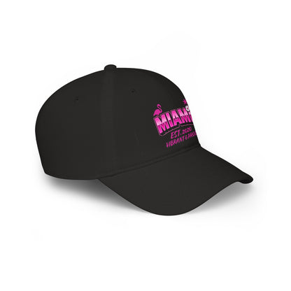 Miami Soccer Pink Flamingo Baseball Cap – Adjustable Cotton Dad Hat