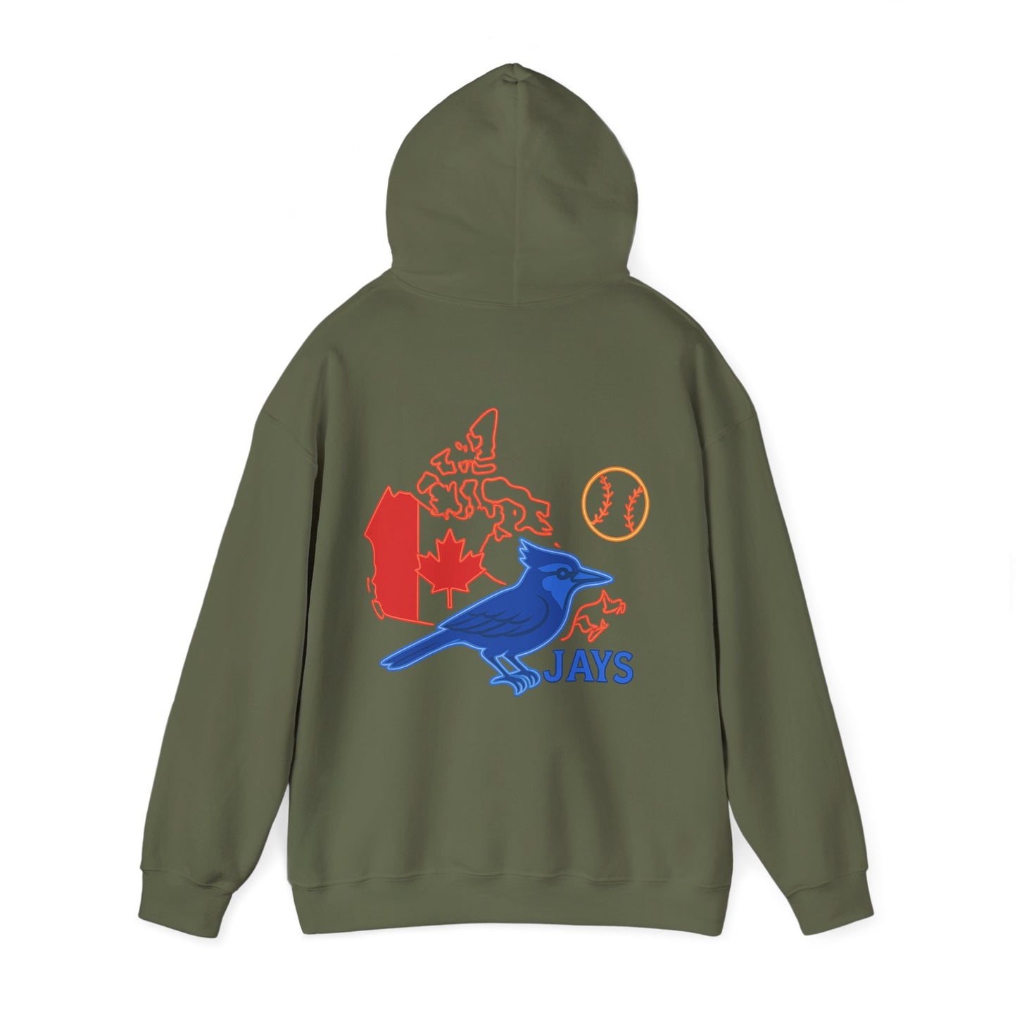 Toronto Blue Jays Baseball Hoodie — Go Jays Fan Sweatshirt, Canadian Baseball Gift