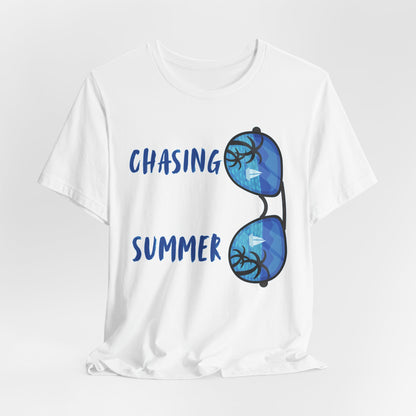 Chasing Summer Sunglasses Tee — Beach Vacation T-Shirt