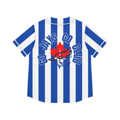 Go Jays Go Club Blue White Striped Baseball Jersey