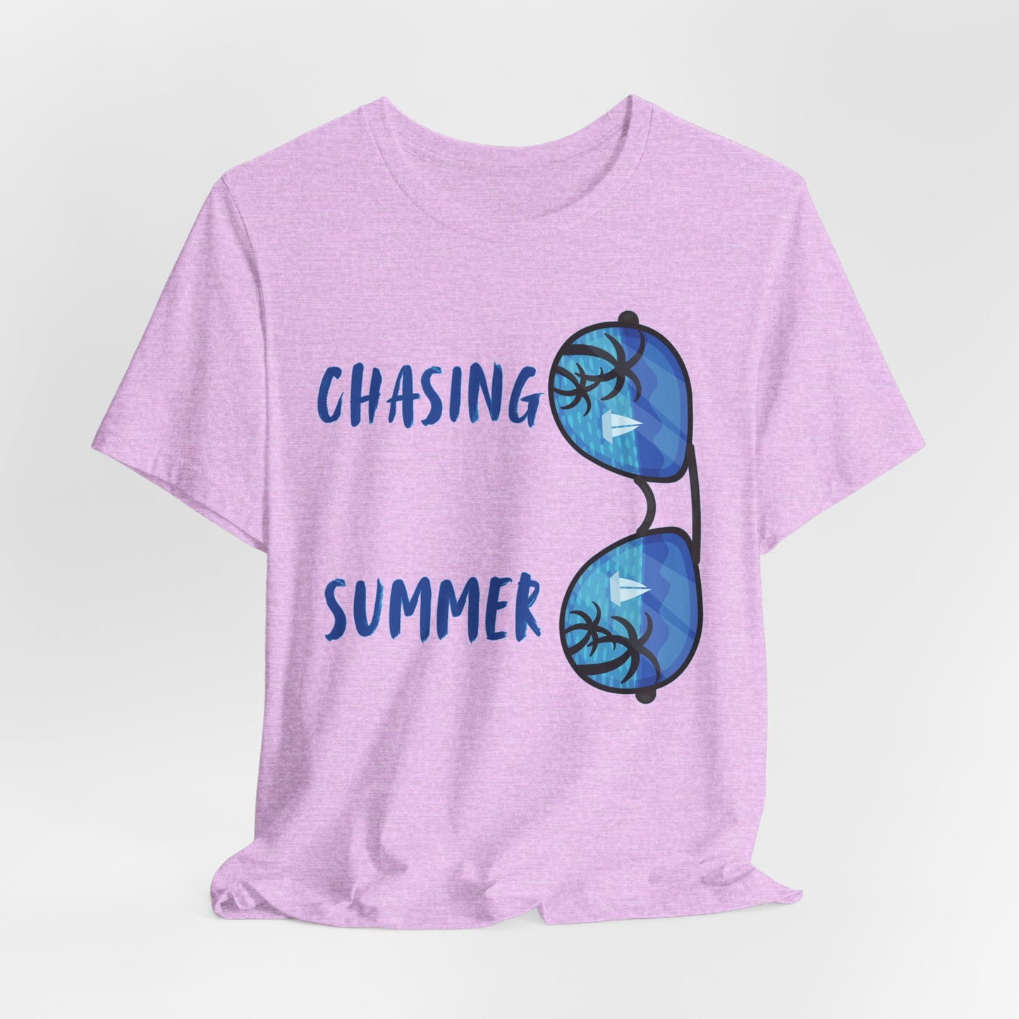 Chasing Summer Sunglasses Tee — Beach Vacation T-Shirt