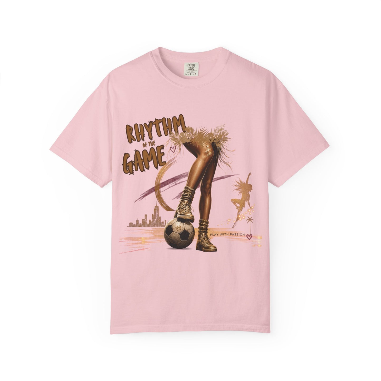 Rhythm of the Game Soccer Graphic T-shirt | Vintage Football Fan Tee