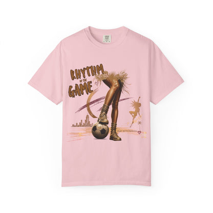 Rhythm of the Game Soccer Graphic T-shirt | Vintage Football Fan Tee