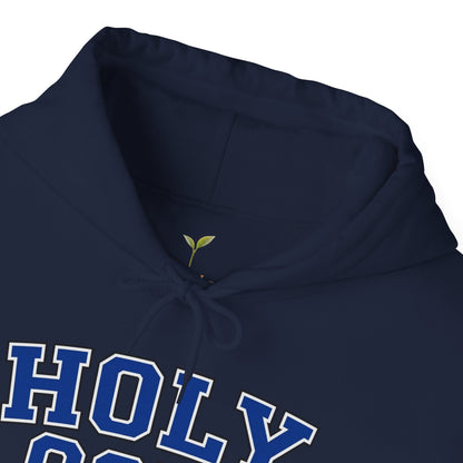 Holy Cow Collegiate Hoodie — Retro Mascot Letterman Style