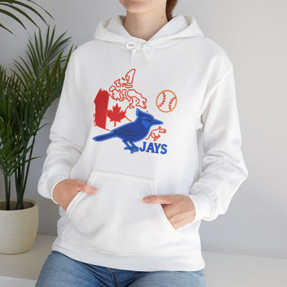 Toronto Blue Jays Baseball Hoodie — Go Jays Fan Sweatshirt, Canadian Baseball Gift