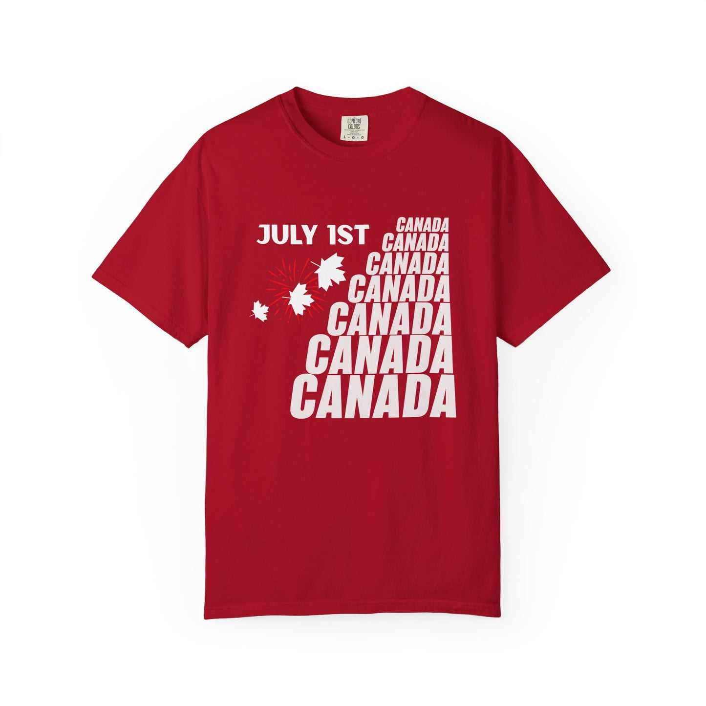 Canada Day Maple Leaf T-Shirt — Patriotic July 1st Celebration Tee