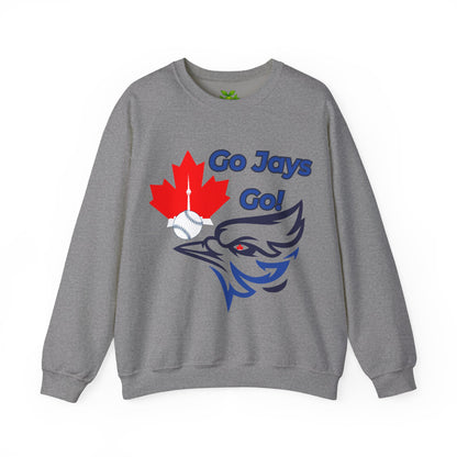 Go Jays Go Canada Crewneck Sweatshirt — Cozy Canadian Winter Gift