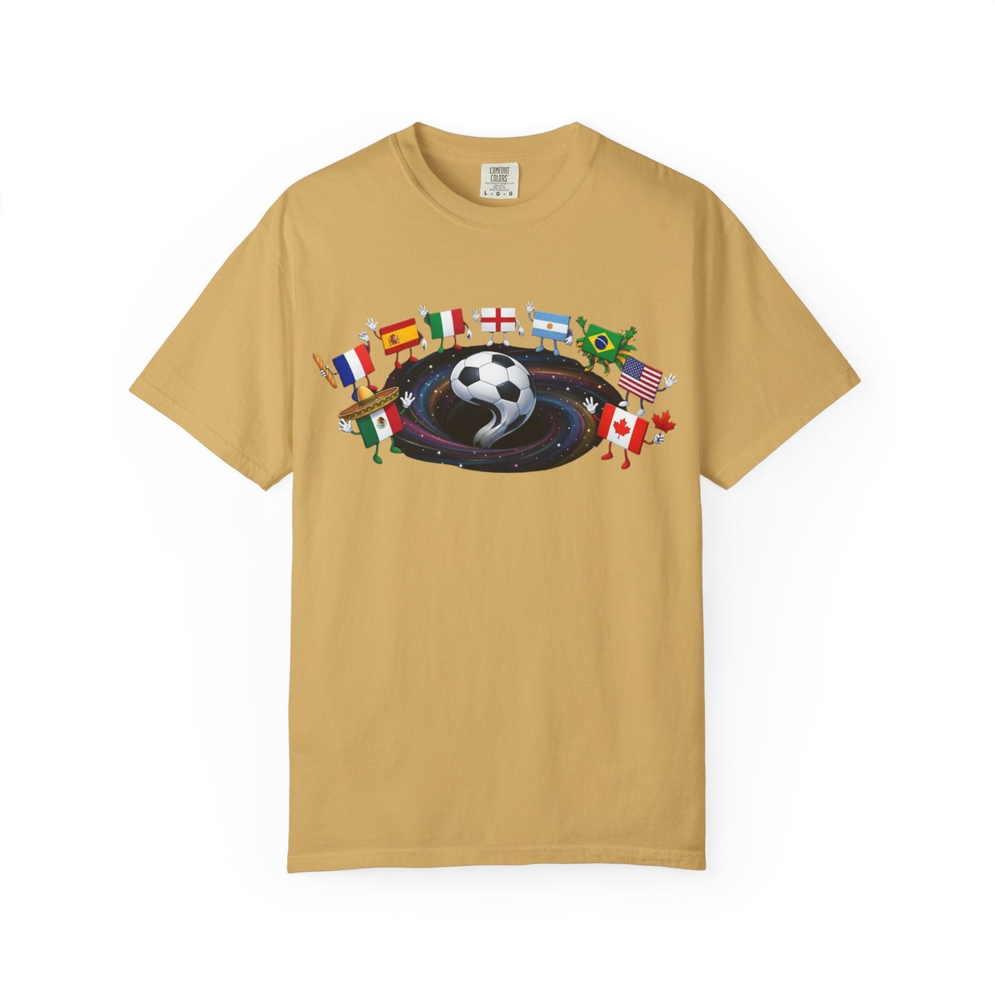 2026 World Soccer Vintage Tee — International Flag Fan T-shirt