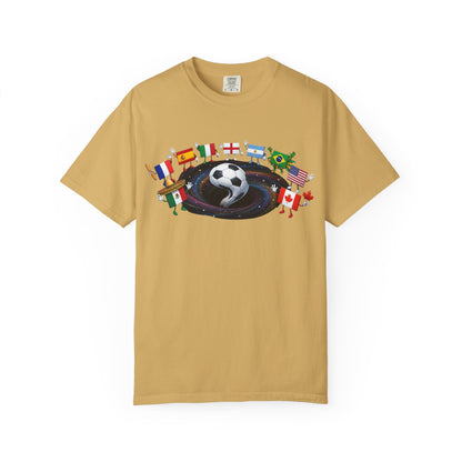 2026 World Soccer Vintage Tee — International Flag Fan T-shirt