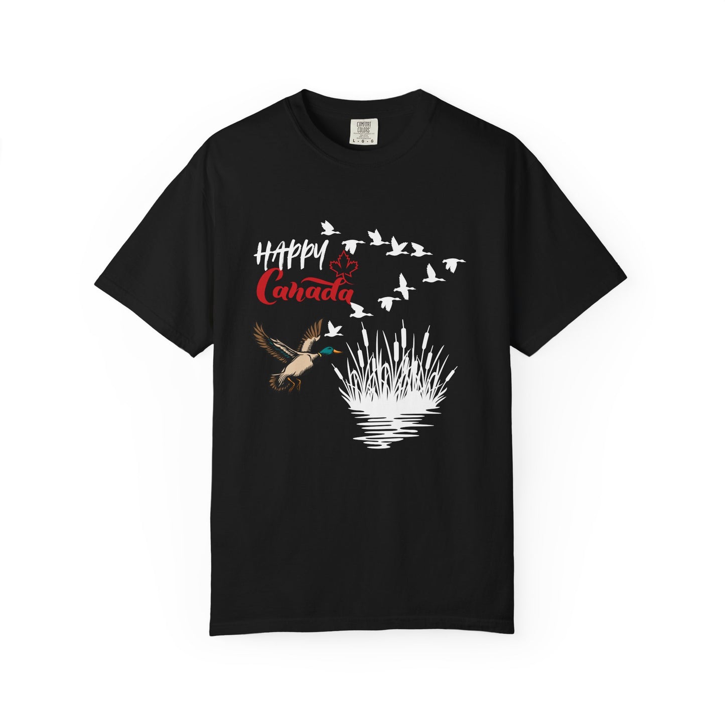 Canada Day Flying Geese T-Shirt — Wildlife Nature Celebration Tee