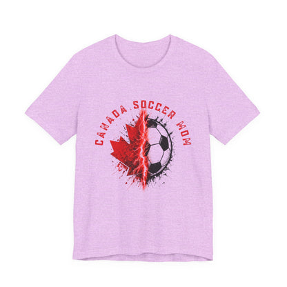 A Gift for her: Canada Soccer Mom Maple Leaf Tee | Soccer Mom T-Shirt