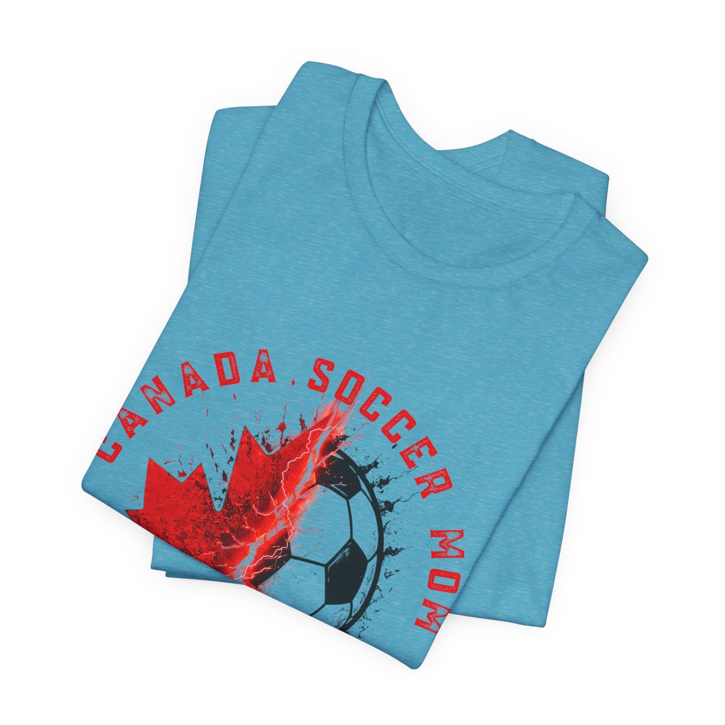 A Gift for her: Canada Soccer Mom Maple Leaf Tee | Soccer Mom T-Shirt
