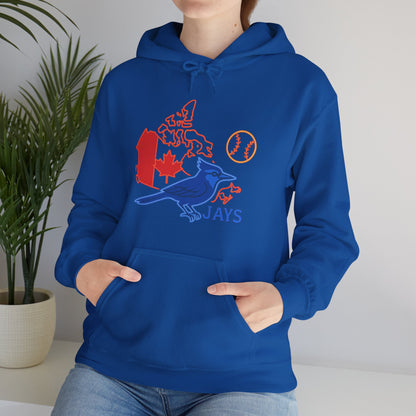 Toronto Blue Jays Baseball Hoodie — Go Jays Fan Sweatshirt, Canadian Baseball Gift