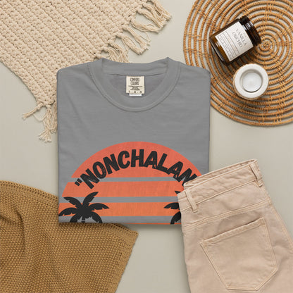 Finally Off Duty T-Shirt — Retro Palm Hammock Graphic Tee