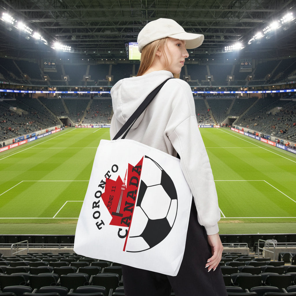 Toronto Soccer Maple Leaf Tote Bag — Match Day Souvenir Travel Tote