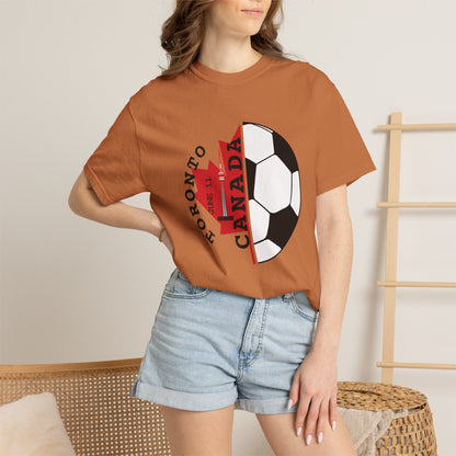 Toronto Soccer Maple Leaf T-shirt | Canada Fan Gear, June 11 Souvenir