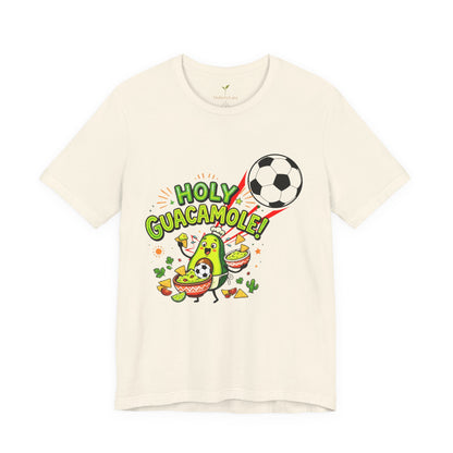 Holy Guacamole Soccer T-Shirt — Funny Avocado Football Fan Tee