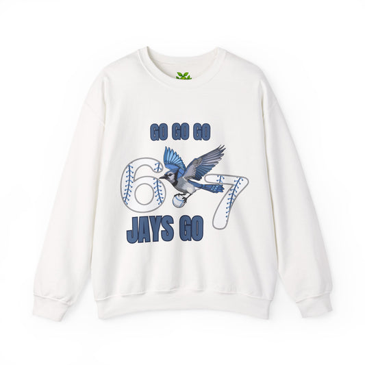 Go Jays Go! Baseball Fan Crewneck Sweatshirt