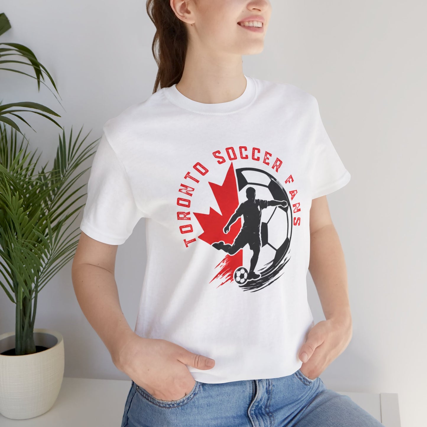 Toronto Soccer Canada Maple Leaf Football Tee | Toronto FC Fan Shirt