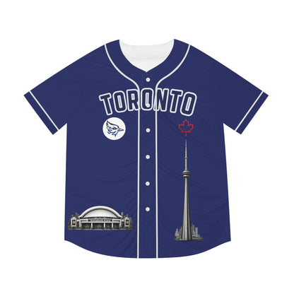 Toronto Skyline Baseball Jersey — Men’s Toronto City Baseball Shirt