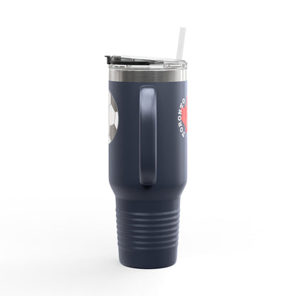 Toronto Soccer Maple Leaf 40oz Insulated Travel Mug with Handle & Straw