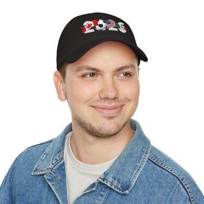 2026 North America Soccer Flag Baseball Cap — USA Canada Mexico Adjustable Dad Hat
