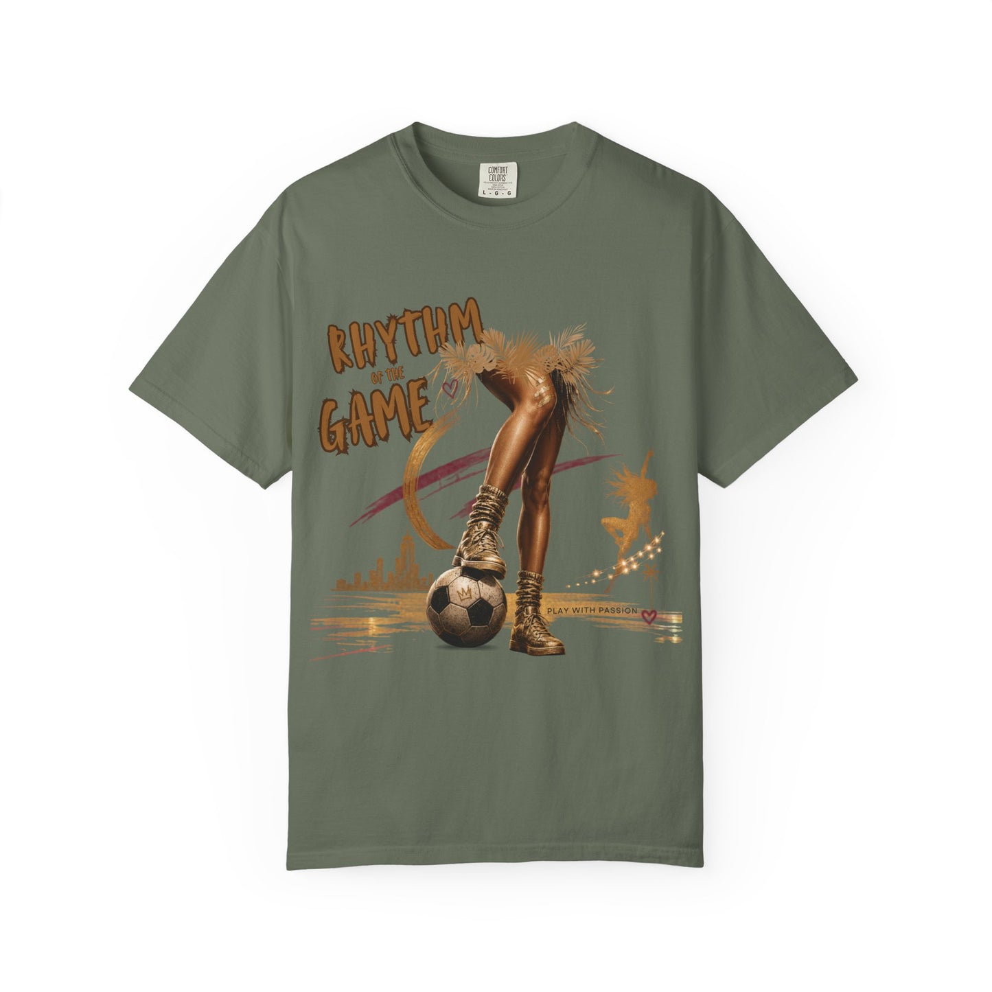 Rhythm of the Game Soccer Graphic T-shirt | Vintage Football Fan Tee
